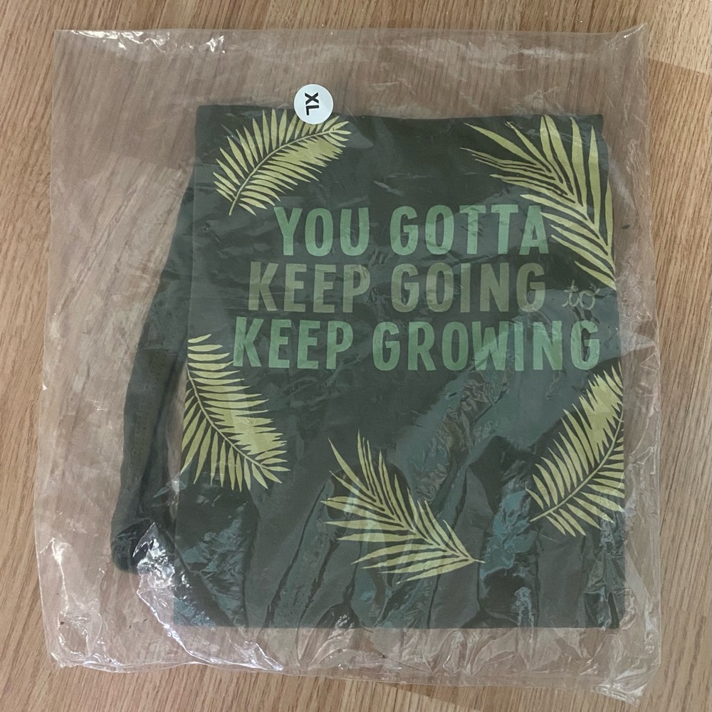Green Motivational Tank Top